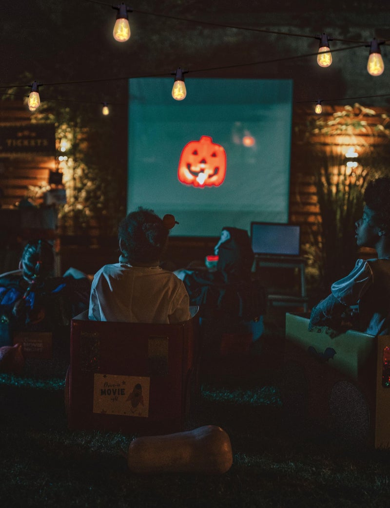 Brightech Ambience Pro Solar Powered LED Outdoor String Lights - 27 Ft Commercial Waterproof Patio Lights with Flaming, Flickering Bulbs - Shatterproof String Lights for Your Halloween, Porch, Deck - Image 5